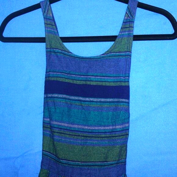 Roxy Multi-Color Striped Mini Dress S - Picture 2 of 4